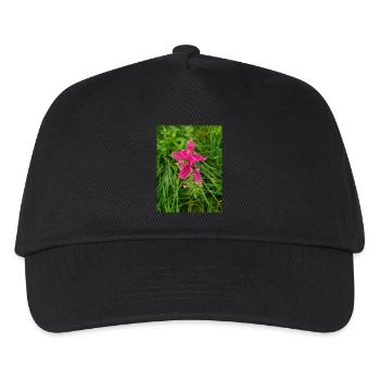 Wild clary also Annual clary Salvia viridis L. - Kids’ Baseball Cap - black - Front