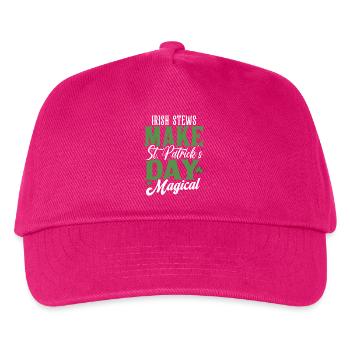 Irische Eintöpfe machen den St. Patricks Day magisch - Kinder Basecap - Fuchsia - Vorne