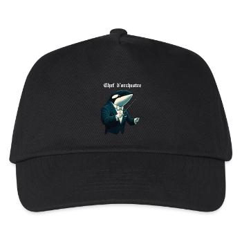 Dirigent - Kinder Basecap - Schwarz - Vorne