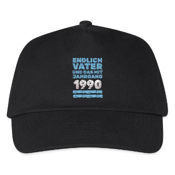 1990 - Kinder Basecap - Schwarz - Vorne