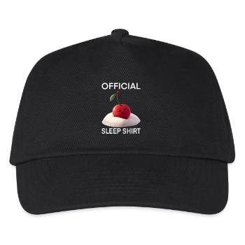 Kirsche - Kinder Basecap - Schwarz - Vorne