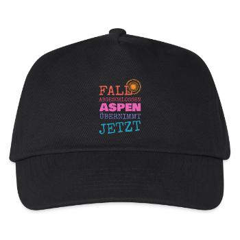 Aspen as a given name - Kids’ Baseball Cap - black - Front
