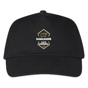 Chantier Constructeur d’égouts - Casquette de baseball Enfant - noir - Devant