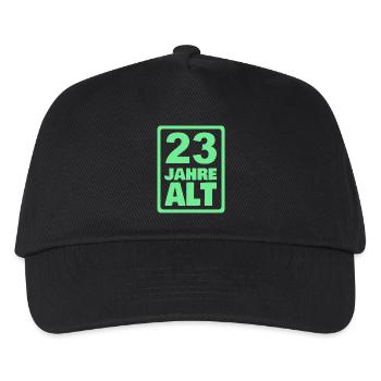 23 - Kinder Basecap - Schwarz - Vorne