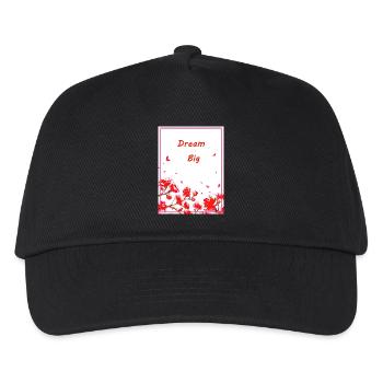 Mysteriöse Rosen erzählen von einem gehegten Traum. - Kinder Basecap - Schwarz - Vorne