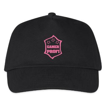 Beruf Gamer - Kinder Basecap - Schwarz - Vorne