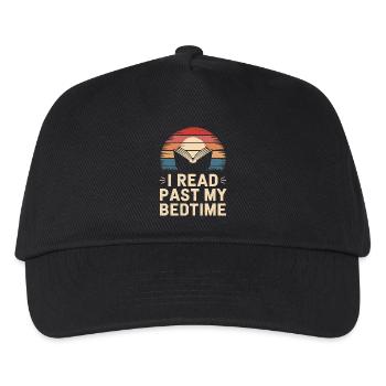 Books Book Reading Library Library Bookworm - Kids’ Baseball Cap - black - Front