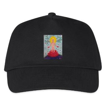 Éveil Divin - Kollektion : Origine & Harmoni - Kinder Basecap - Schwarz - Vorne