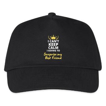 Es ist unmöglich, ruhig zu bleiben, ich werde meine - Kinder Basecap - Schwarz - Vorne