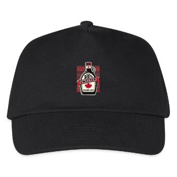 Now 25% Sweeter – Canada Tariff Humor - Kids’ Baseball Cap - black - Front