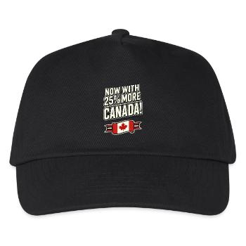 Maintenant avec 25 % plus de Canada – Satire des tarifs commerciaux - Casquette de baseball Enfant - noir - Devant