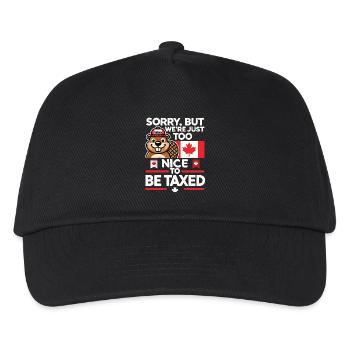 Trop beau pour les tarifs douaniers – Satire des tarifs commerciaux du Canada - Casquette de baseball Enfant - noir - Devant