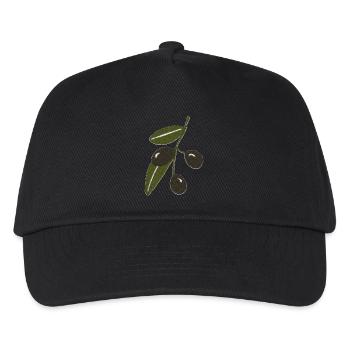 Olive Branch Impressionism - Kids’ Baseball Cap - black - Front
