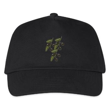 Olive Branches Impressionism - Kids’ Baseball Cap - black - Front
