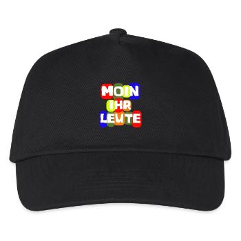 Langue Chemise Moin vous les gens amusant - Casquette de baseball Enfant - noir - Devant