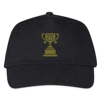 Cup 1 - Kids’ Baseball Cap - black - Front