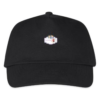 Writing Notebook Digital Cover in Orange Blue - Kids’ Baseball Cap - black - Front