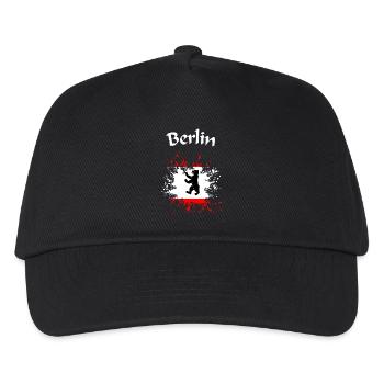 Berlin - Kinder Basecap - Schwarz - Vorne
