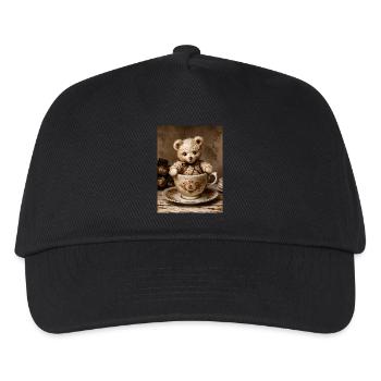 Le gardien de la tasse de thé - Casquette de baseball Enfant - noir - Devant