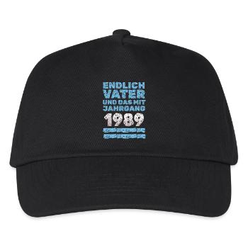 1989 - Kinder Basecap - Schwarz - Vorne