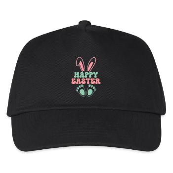 Joyeuses Pâques - Casquette de baseball Enfant - noir - Devant