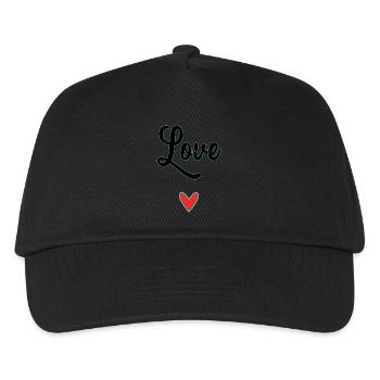 MOM. MOTHER'S DAY. HEART. FEAST. HAPPY BIRTHDAY - Kids’ Baseball Cap - black - Front