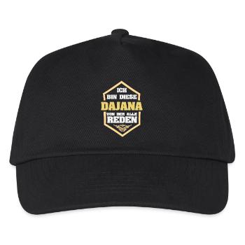 Dajana as a nickname - Kids’ Baseball Cap - black - Front