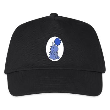 Birthday Dino - Kids’ Baseball Cap - black - Front