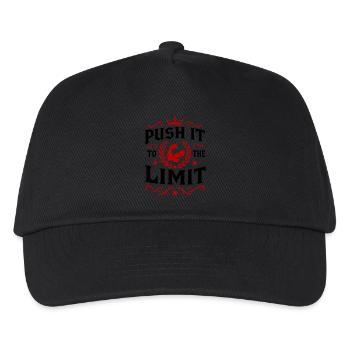 Push it to the limit - Kids’ Baseball Cap - black - Front