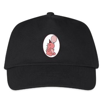 Birthday Dino - Kids’ Baseball Cap - black - Front