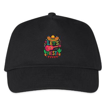 Let’s Fiesta – Ambiance de fête colorée avec sombrero et G - Casquette de baseball Enfant - noir - Devant