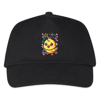 années 80 90s Chick Kids Enfant - Casquette de baseball Enfant - noir - Devant