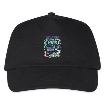 Original since 1985 - Geburtsjahr 1985 - Kinder Basecap - Schwarz - Vorne
