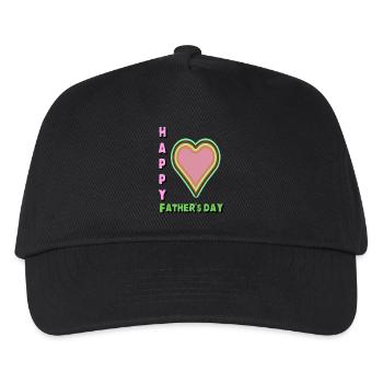 Das perfekte Geschenk zum Vatertag - Kinder Basecap - Schwarz - Vorne
