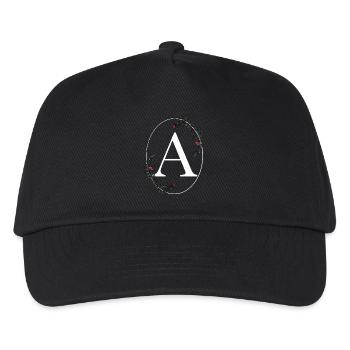 Lettre A - Casquette de baseball Enfant - noir - Devant