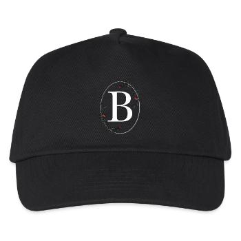 Letter B - Kids’ Baseball Cap - black - Front
