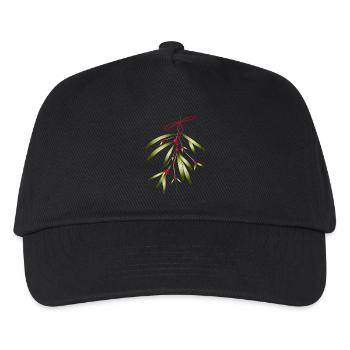 Gui aux baies rouges et arc - Casquette de baseball Enfant - noir - Devant