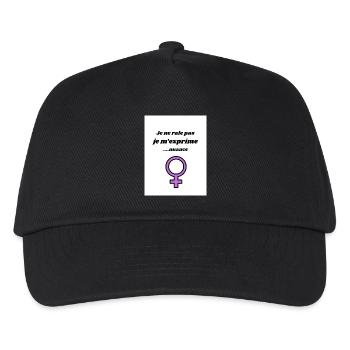 I don't complain, I express myself nuanced - Kids’ Baseball Cap - black - Front
