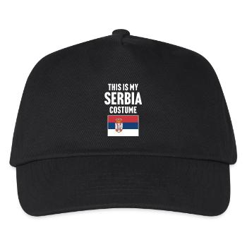 This my Serbia costume - Kids’ Baseball Cap - black - Front