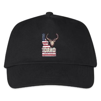 Idaho United States Vintage USA Souvenir - Kids’ Baseball Cap - black - Front