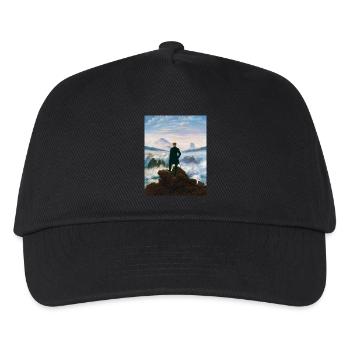 Vagabond au-dessus de la mer de brouillard Caspar David Friedrich - Casquette de baseball Enfant - noir - Devant