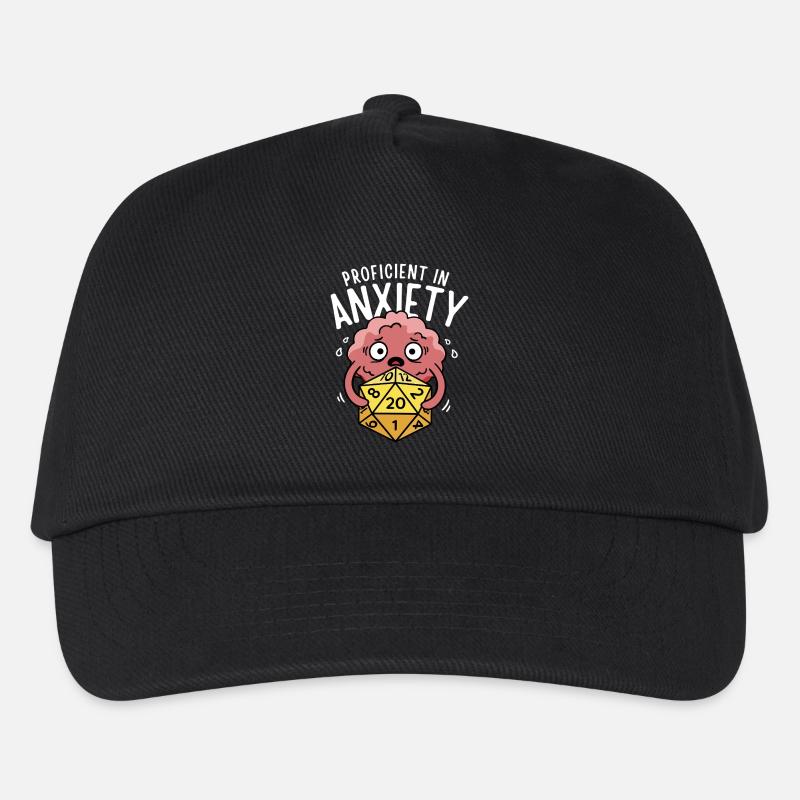 Compétent en anxiété - Casquette de baseball Enfant - noir