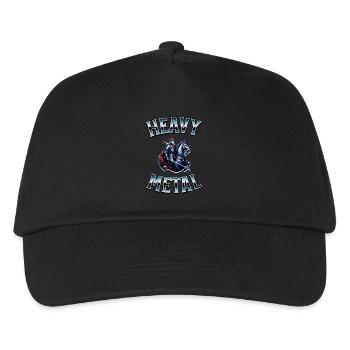 Heavy Metal – Chevalier des sons durs - Casquette de baseball Enfant - noir - Devant