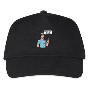 Funny Nurse Saying – Stupidity Medication - Kids’ Baseball Cap - black - Front