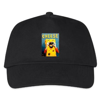 "Cheese" by van Gogh - Kinder Basecap - Schwarz - Vorne