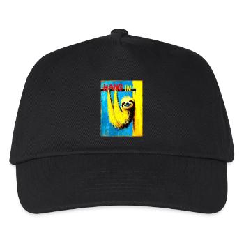 "Hang in there" by van Gogh - Kinder Basecap - Schwarz - Vorne