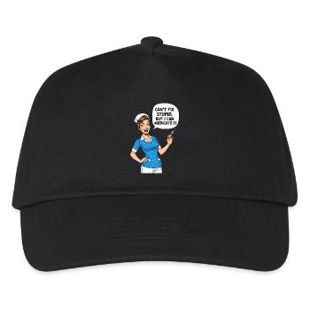 Nurse Humor: Medication Stupidity - Kids’ Baseball Cap - black - Front