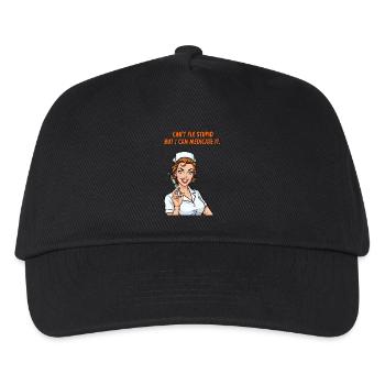 Nurse Saying: Stupidity Medicine - Kids’ Baseball Cap - black - Front