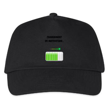 MOTIVATIONAL LOADING - Kids’ Baseball Cap - black - Front