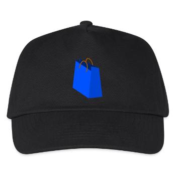 Shopping Bag - Kids’ Baseball Cap - black - Front